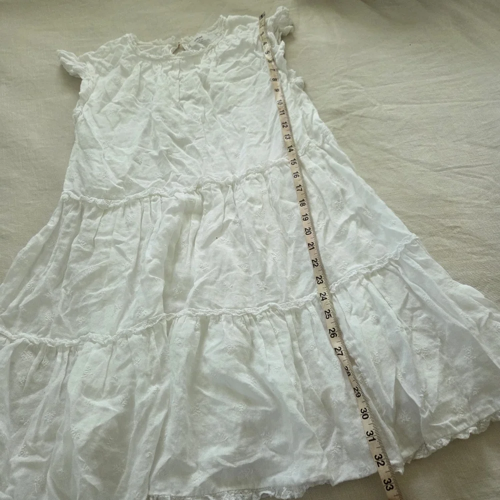 Wilfred White Eyelet Floral Dress Medium Womens - Picture 6 of 10